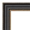 Amanti Art Non-Beveled Wall Mirror, Thomas Black Bronze Frame